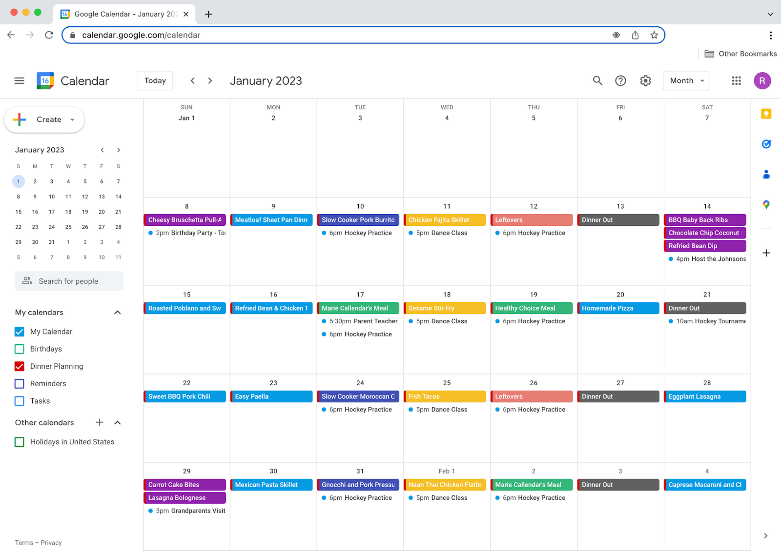 Google Calendar